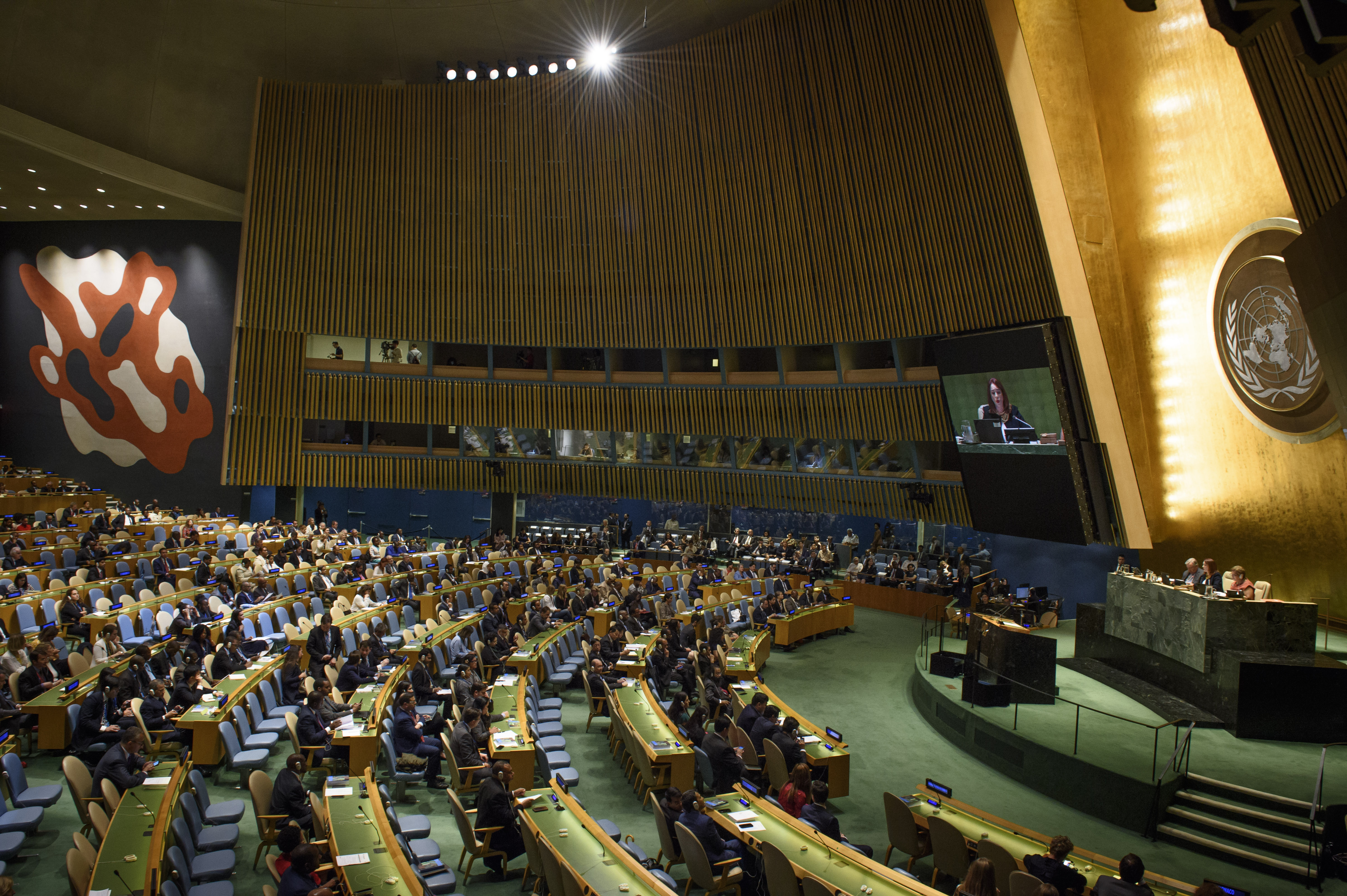 First Plenary Meeting of General Assembly's 73rd Session 